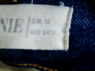 Jeans Brownie de la taille XS, de couleur bleu de denim