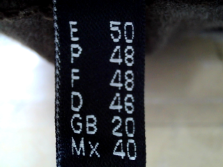 Pantalon Punt roma de la taille 50, de couleur marron