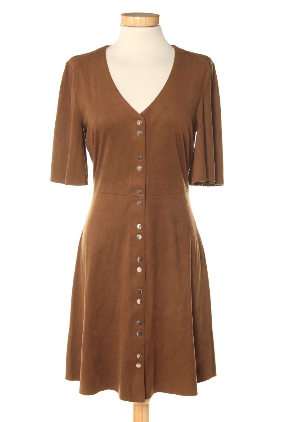 Robe casual Mango de la taille S, de couleur marron