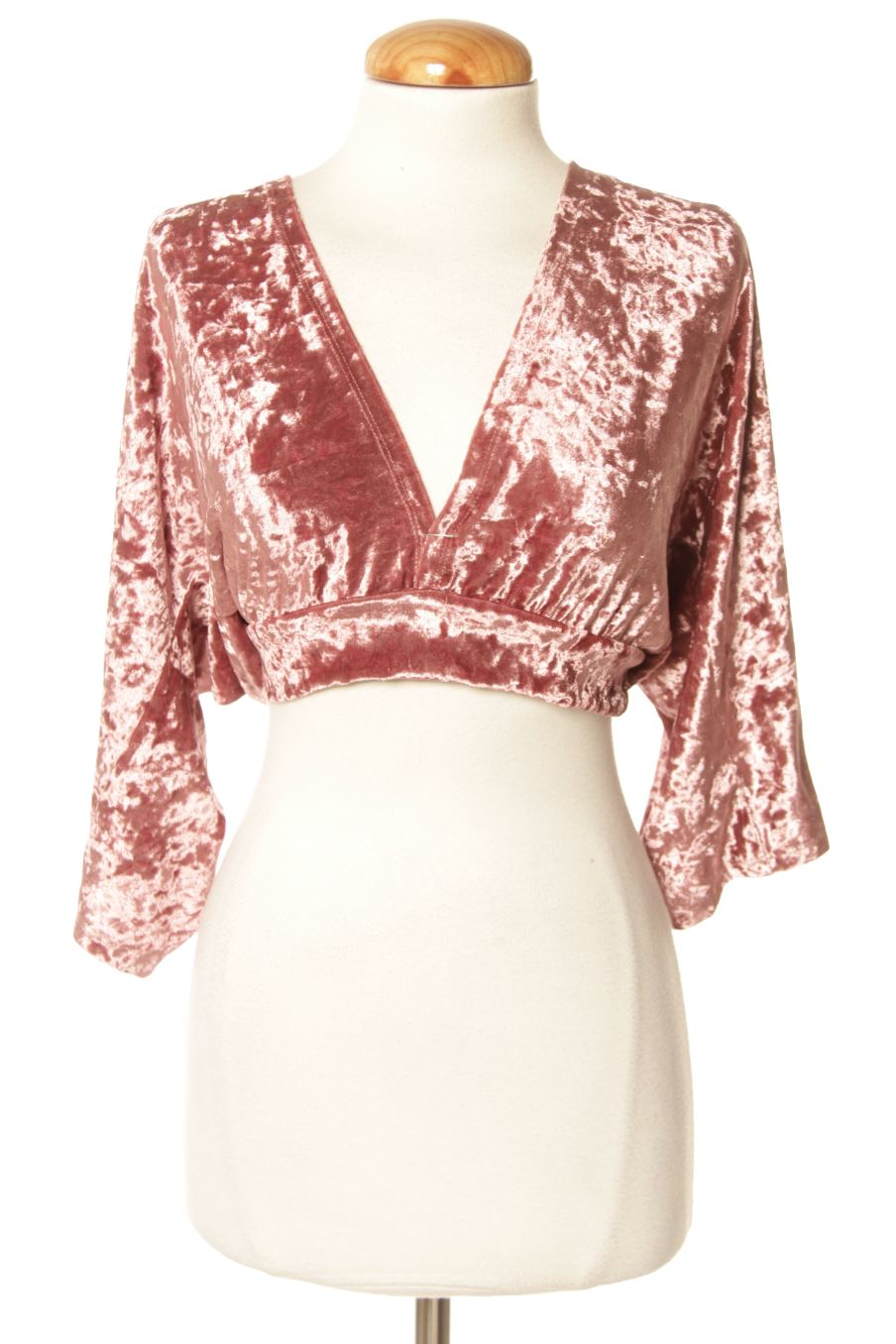 Aufwändiges Top von Subdued Größe M, Farbe Rosa, aus Samt für