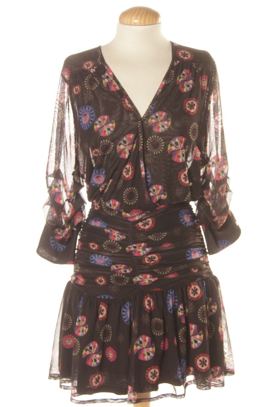Aufwändiges Kleid von Desigual Größe M, Farbe Aufdruck, für