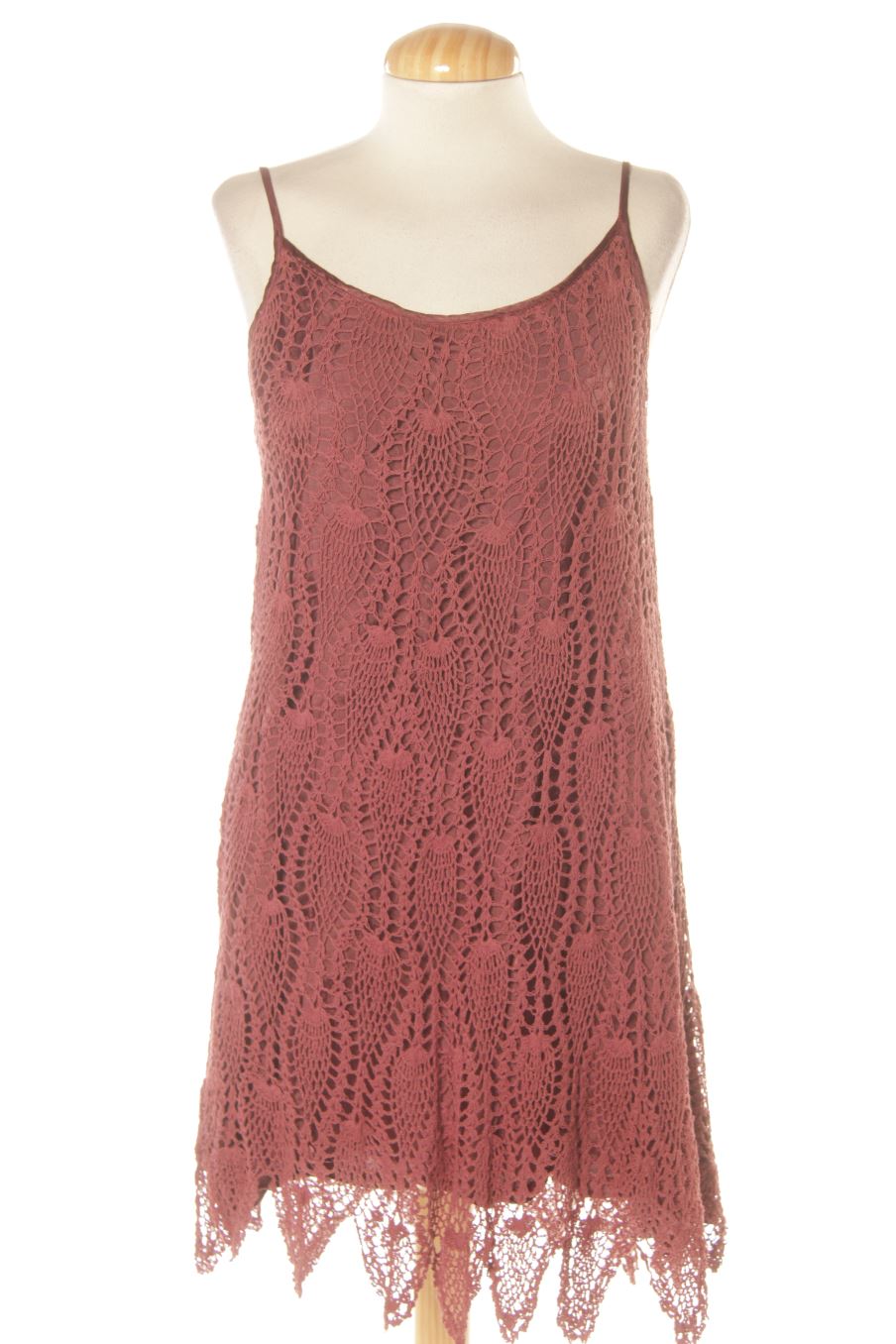 Robe casual Maria de la taille M, de couleur bordeaux