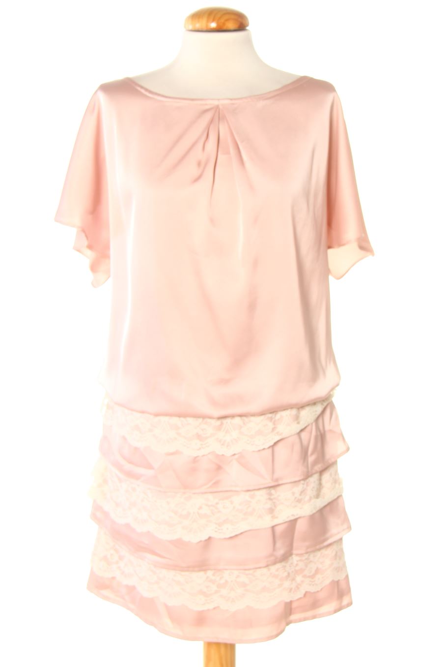 Aufwändiges Kleid von Olimara Größe 38, Farbe Rosa, für