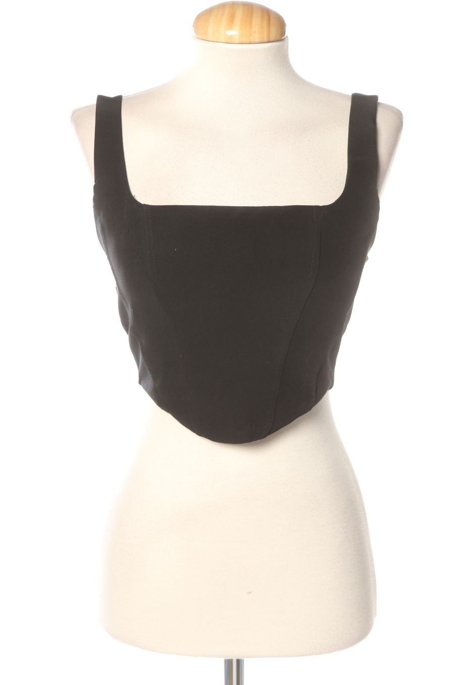 Top Stradivarius de la taille S, de couleur noir