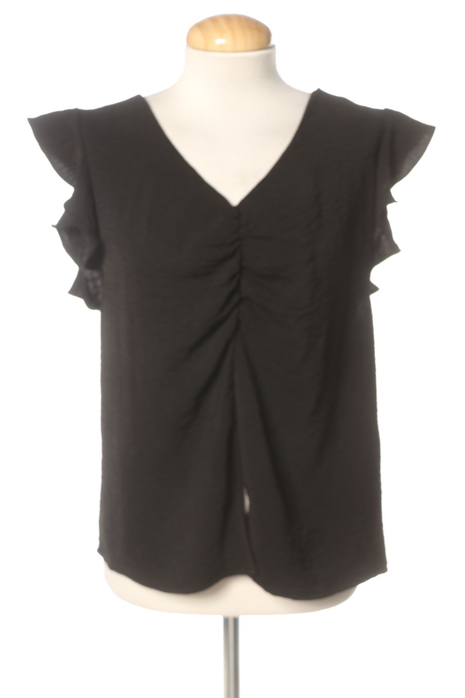 Blouse à manches courtes Milano de la taille M, de couleur noir