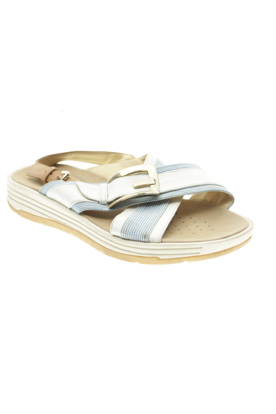 Sandalias planas de Geox de la talla 38, de color rayas de
