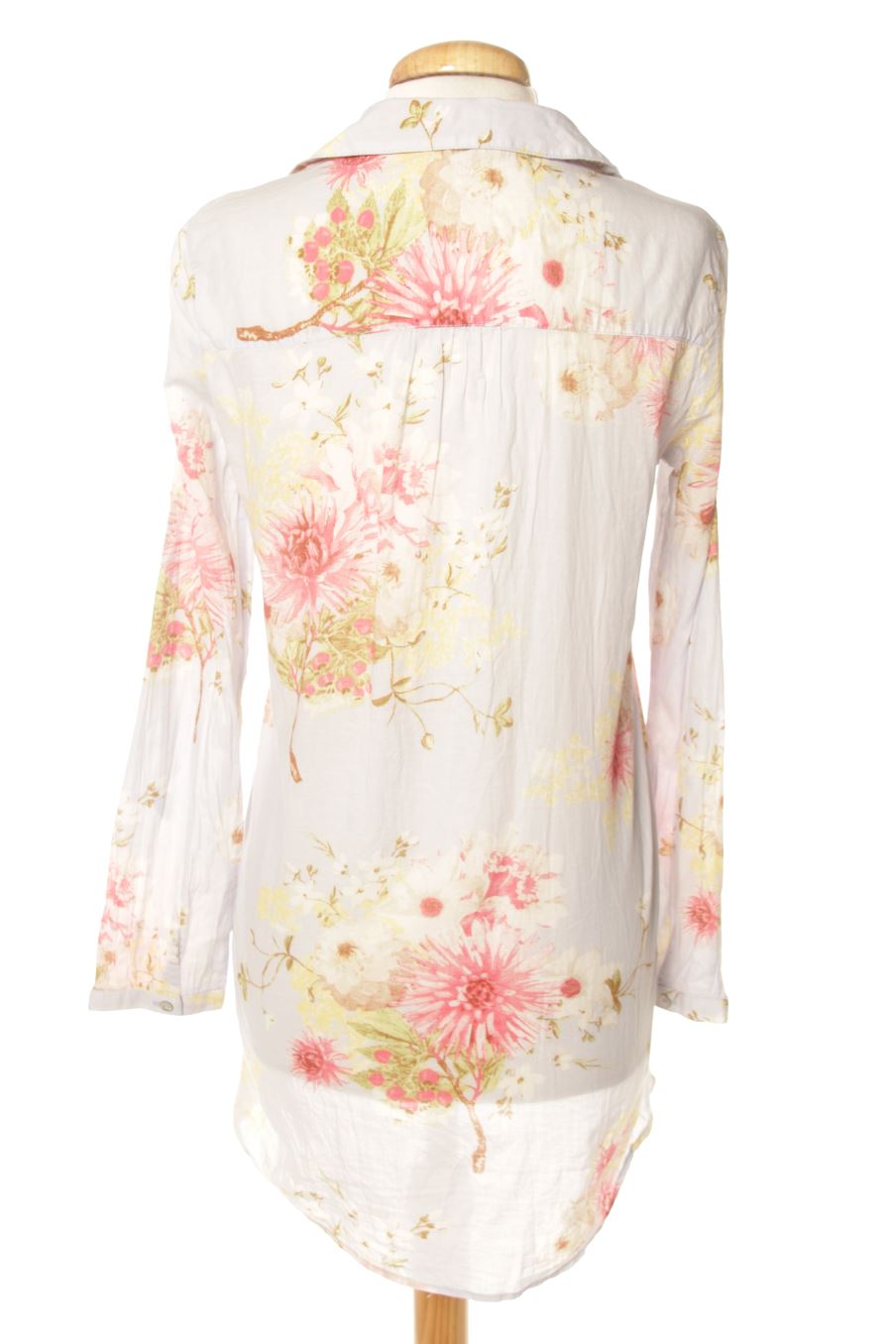 Blouse à manches longues Zara de la taille XS, de couleur fleurs