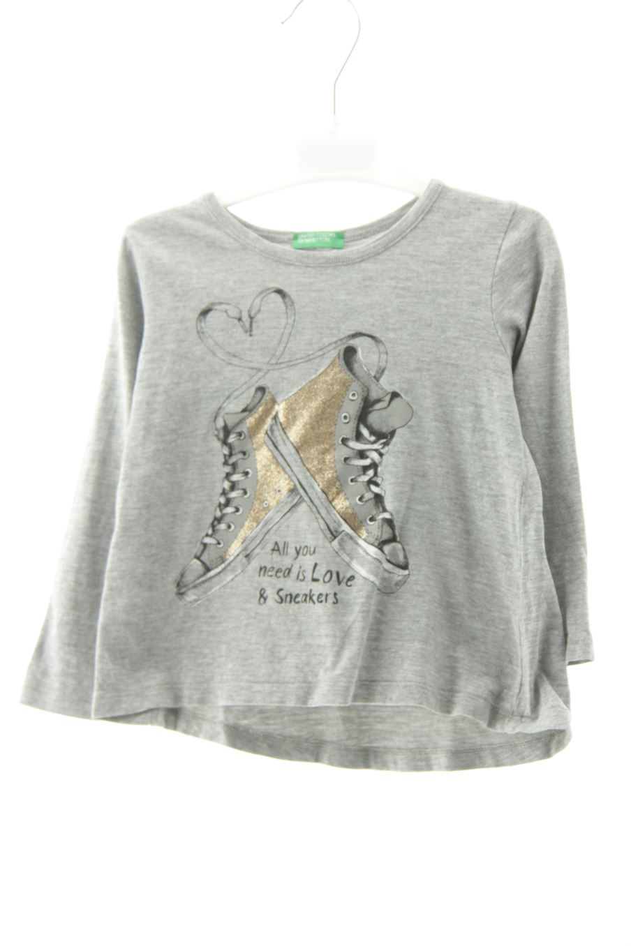 T-shirt manches longues Benetton de la taille 2 ans de seconde main