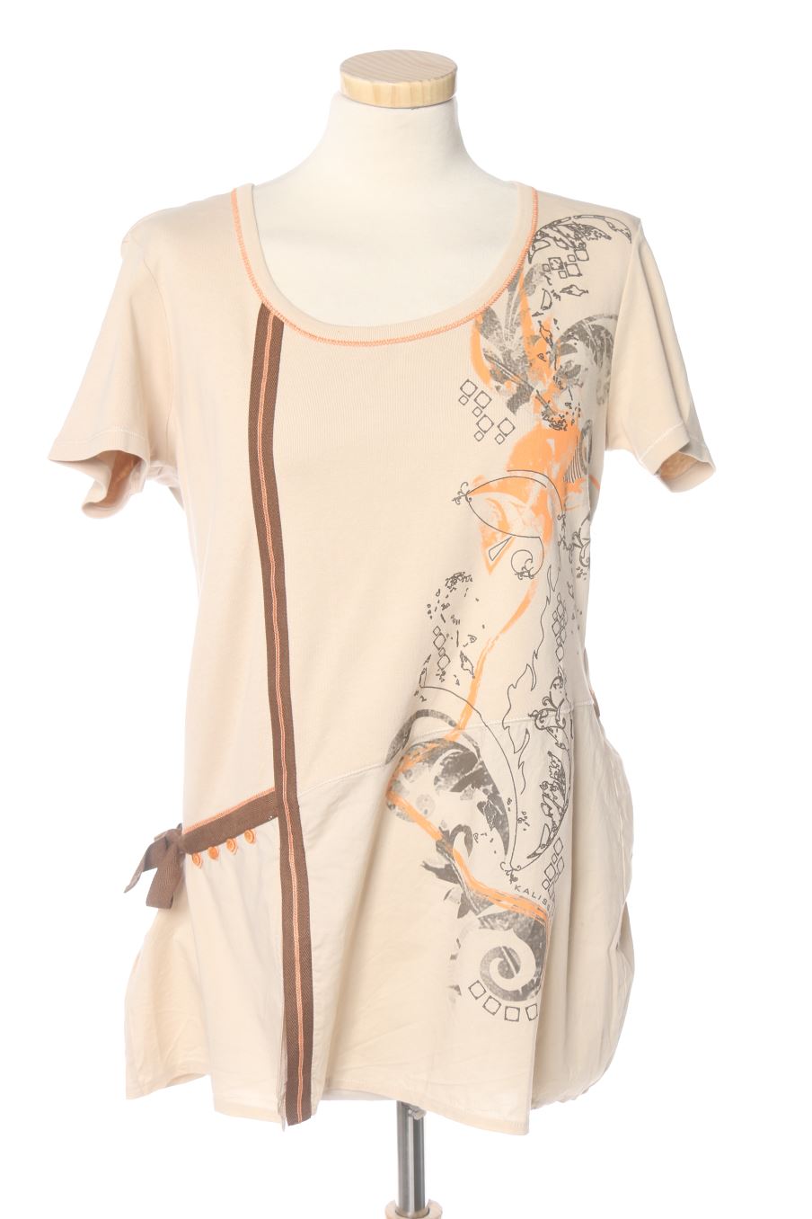 T-Shirt von Affinités Größe S, Farbe Braun, für