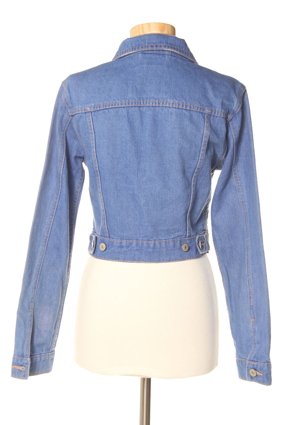 Cazadora de Pull & Bear de la talla S, de color azul de ropa vaquera