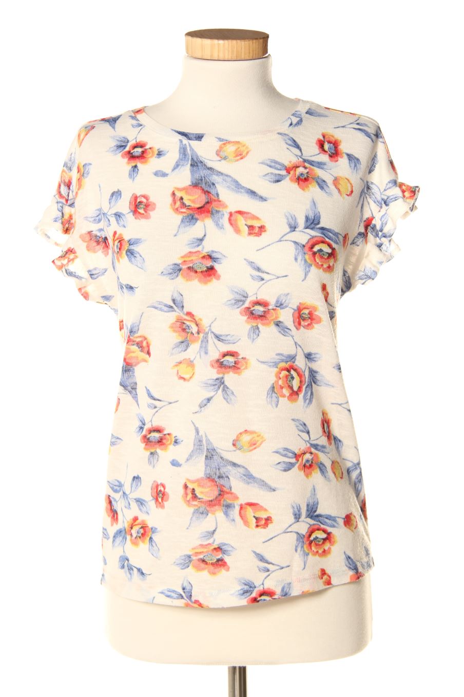T-shirt Springfield de la taille XS, de couleur fleurs