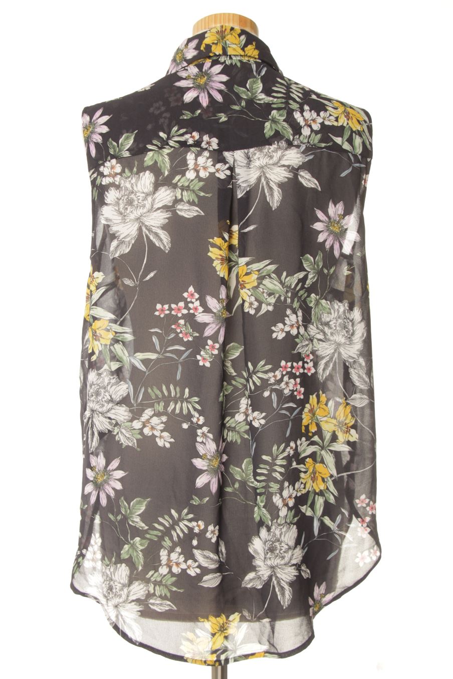 Camisa sin mangas de H&M de la talla 38, de color flores