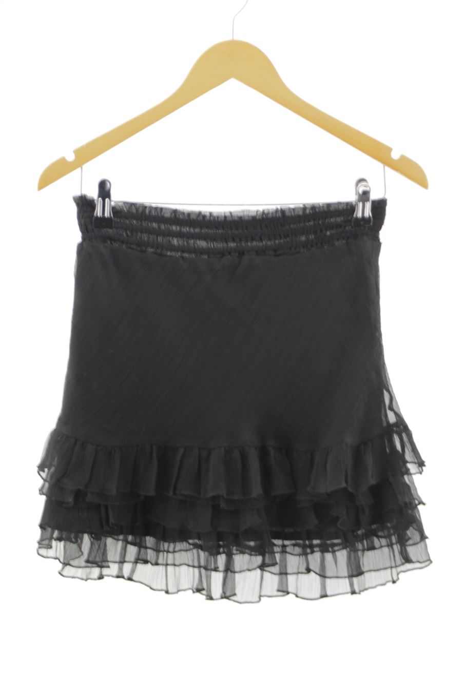 Aufwändiger Rock von An`ge Größe S, Farbe Schwarz, für