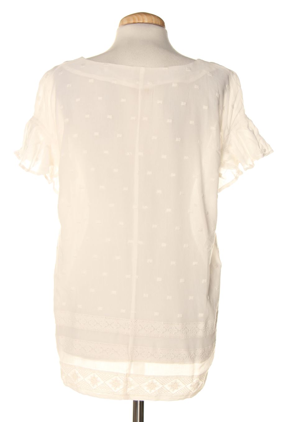 Blouse à manches courtes Karl Marc John de la taille S, de couleur blanc