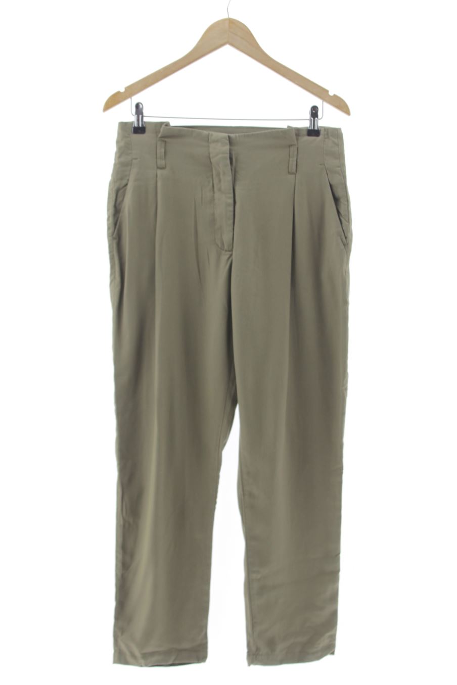 Pantalón de Fórmula Joven de la talla 36, de color verde