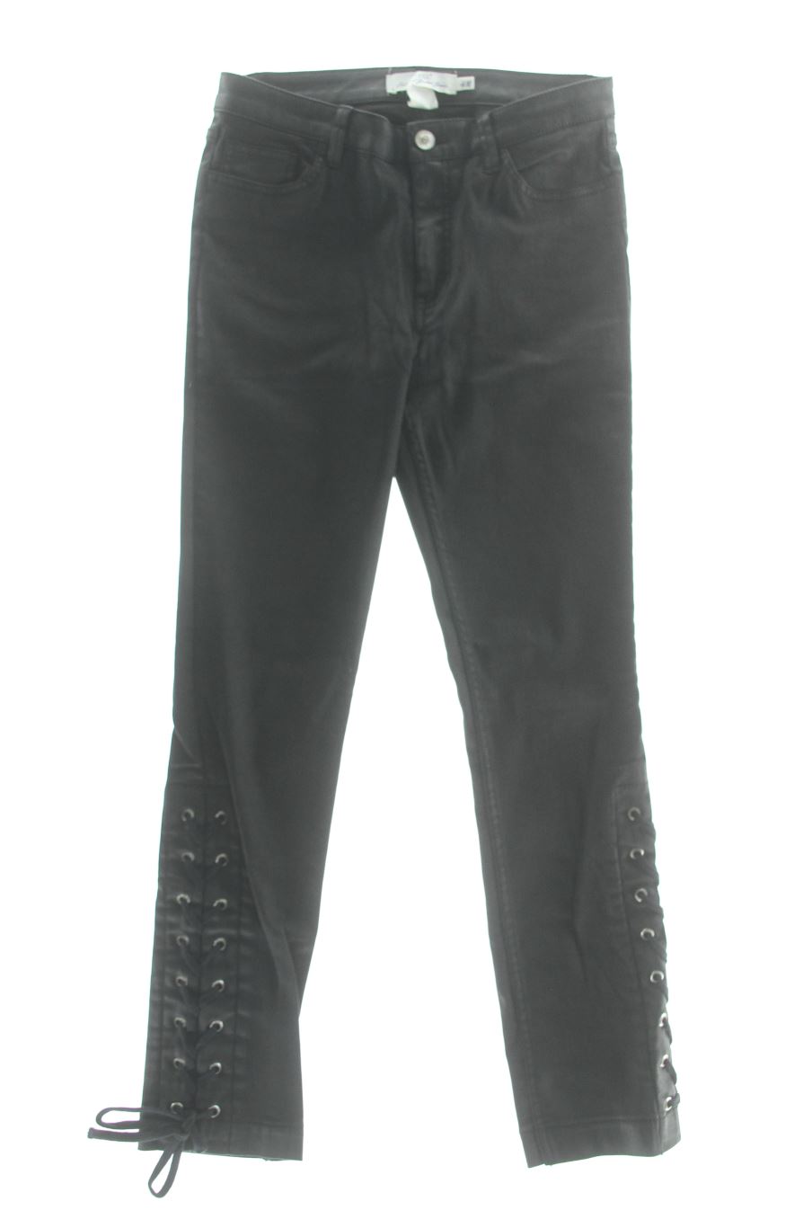 Vaqueros de H&M de la talla 36, de color negro de ropa vaquera