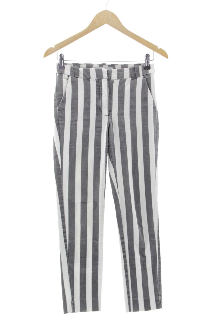 Pantalon Mango de la taille 34, de couleur rayures