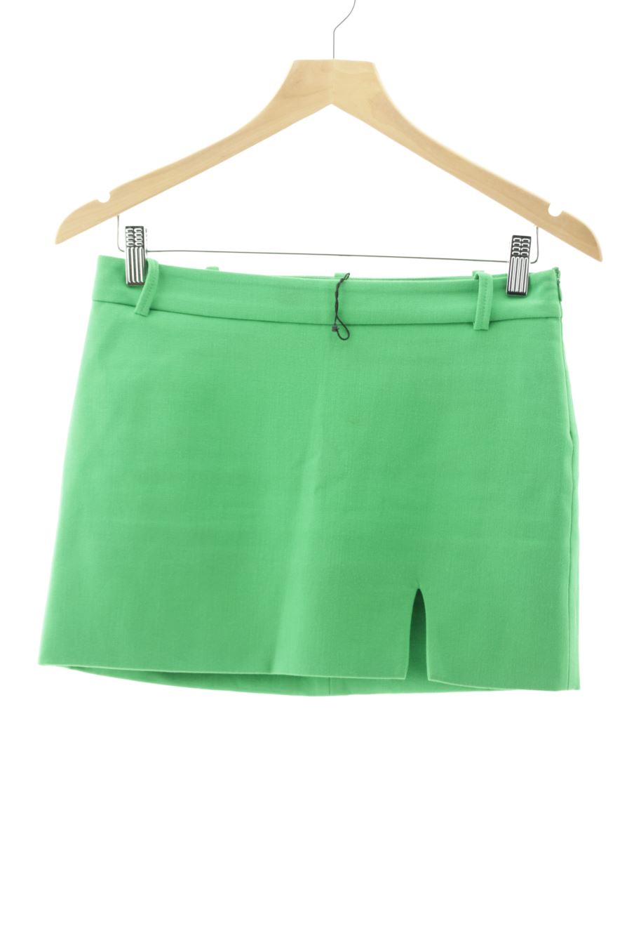 Falda de Zara de la talla XS, de color verde