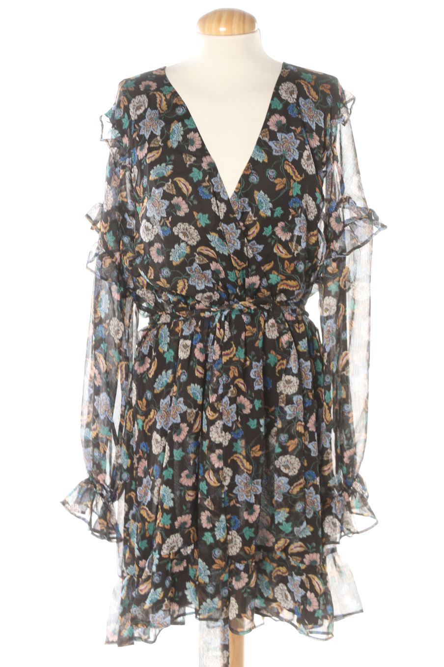 Robe casual Mango de la taille XL, de couleur fleurs