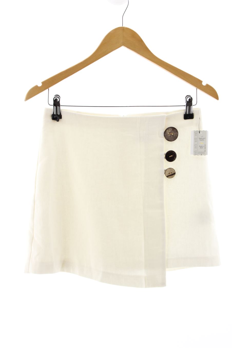 Jupe Fórmula Joven de la taille 36, de couleur blanc