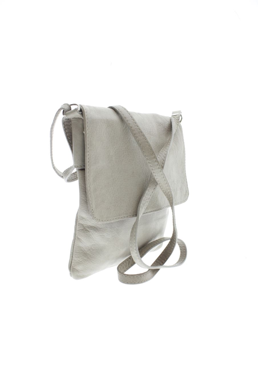 Bandolera Gris de Vera Pelle