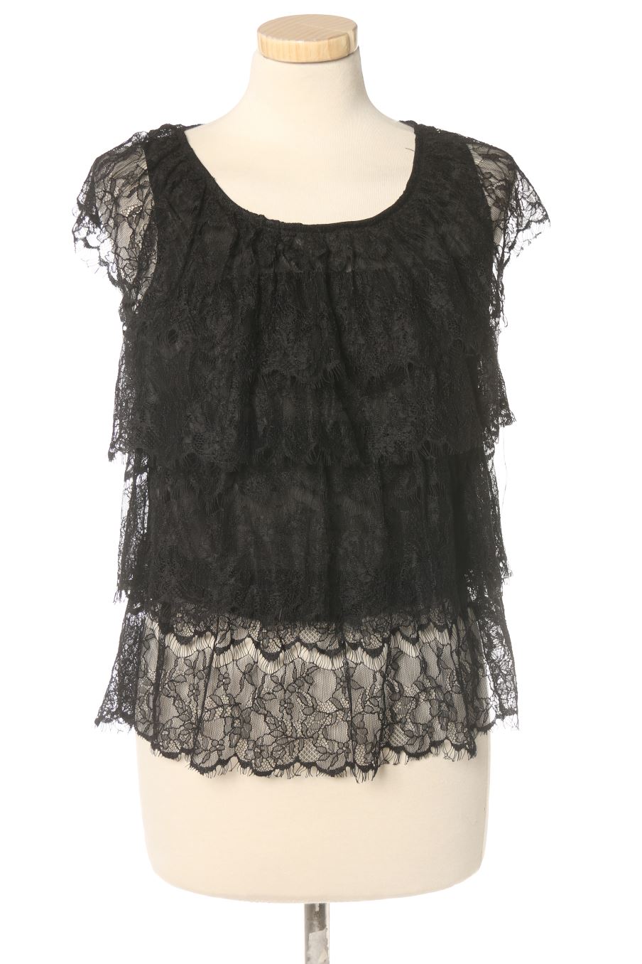 Blouse à manches courtes Molly Bracken de la taille Taille unique, de couleur noir
