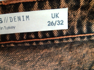 Vaqueros de ASOS de la talla 36, de color marrón de ropa vaquera