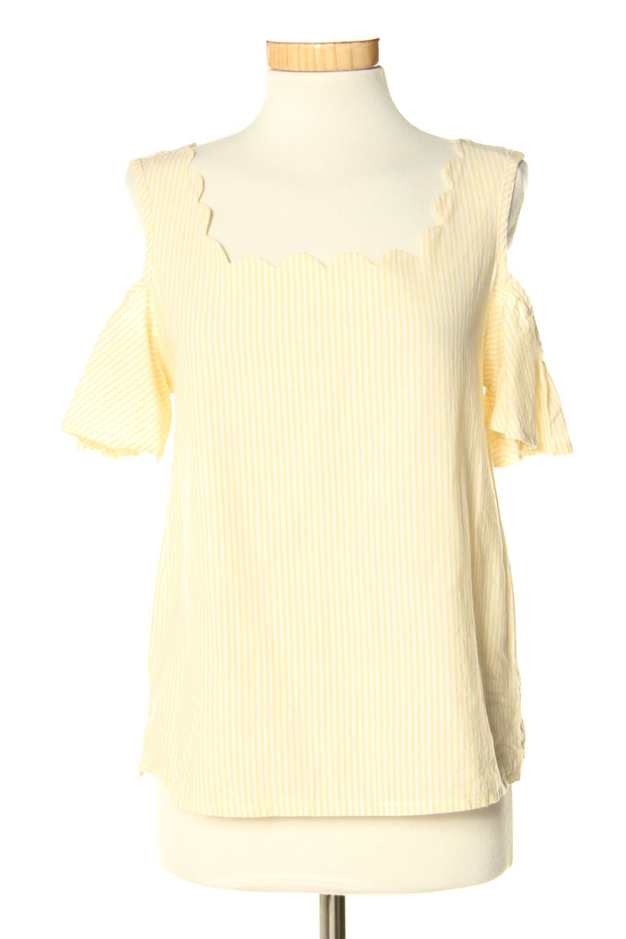 Blouse à manches courtes kling de la taille M, de couleur rayures