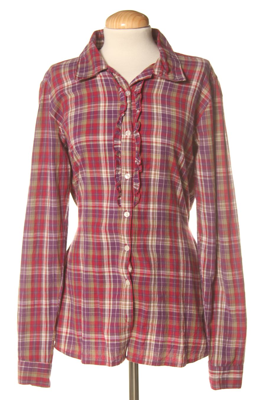 Camisa de Here&There (C&A) de la talla S, de color cuadros