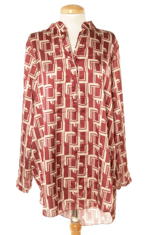 Blusa a maniche lunghe