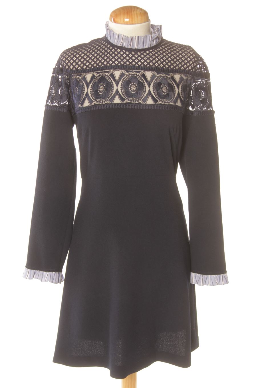 Robe casual Sandro de la taille 36, de couleur bleu marine