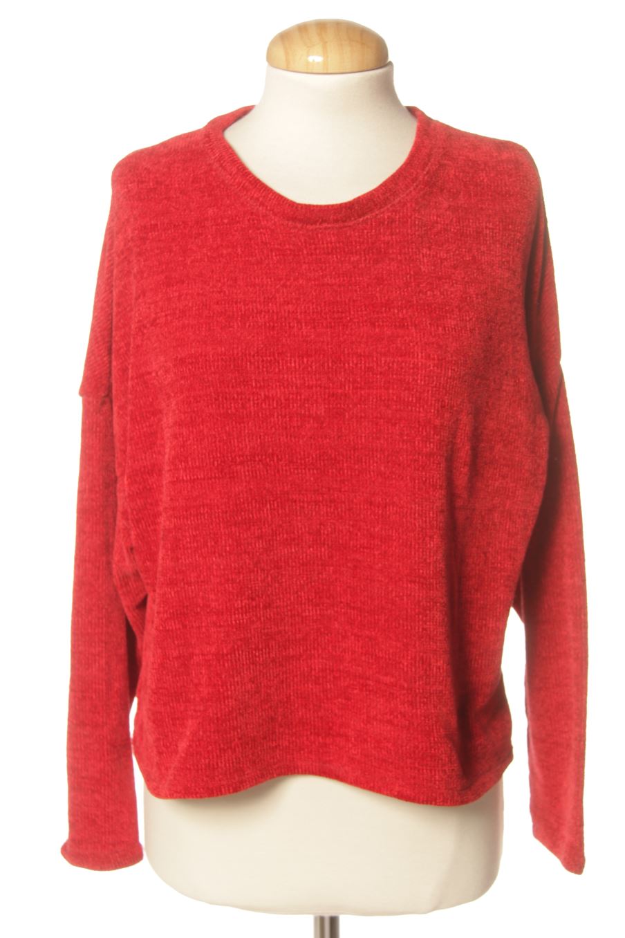 Pull Pull & Bear de la taille S, de couleur rouge