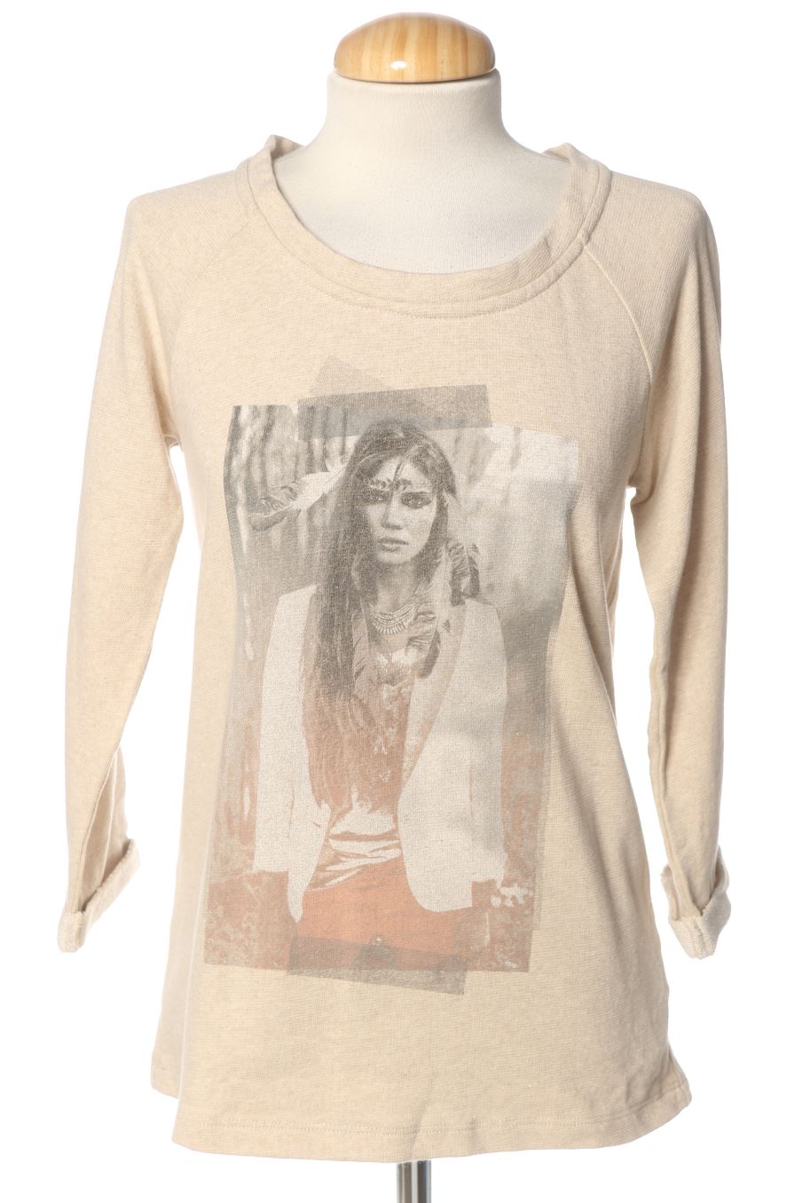 Pull One step de la taille 38, de couleur beige