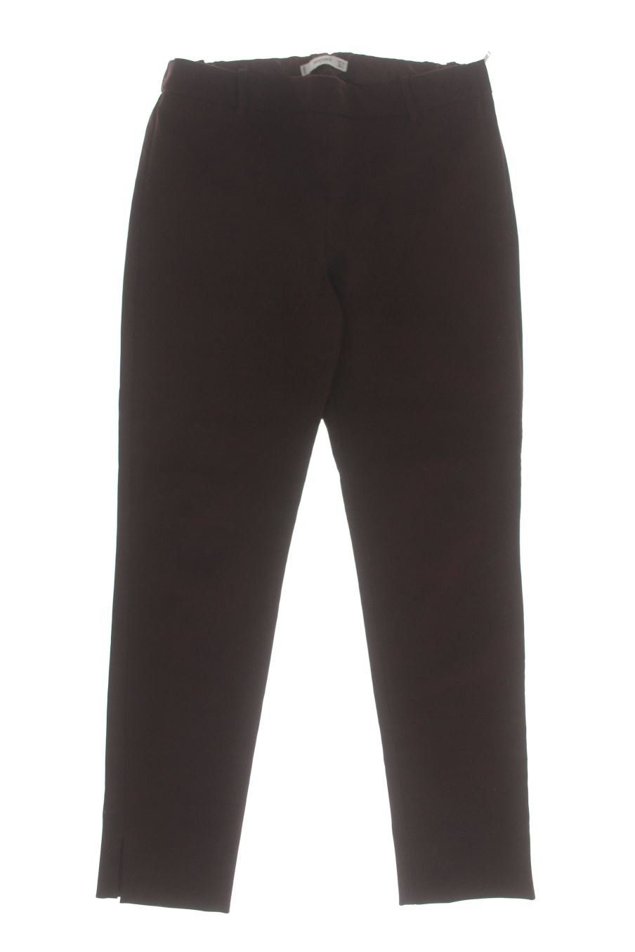 Pantalones de Mango de la talla 38, de color burdeos
