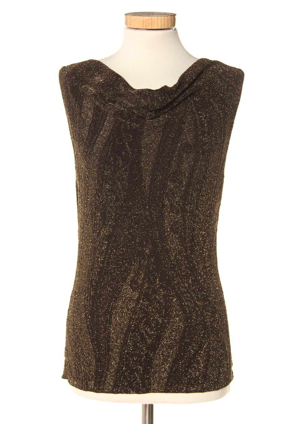 Top de Affinités de la talla L, de color dorado