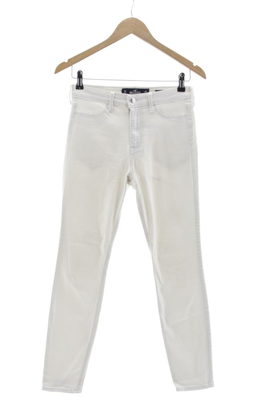 Jeans von Hollister Größe 36, Farbe Weiss, aus Jeanskleidung für