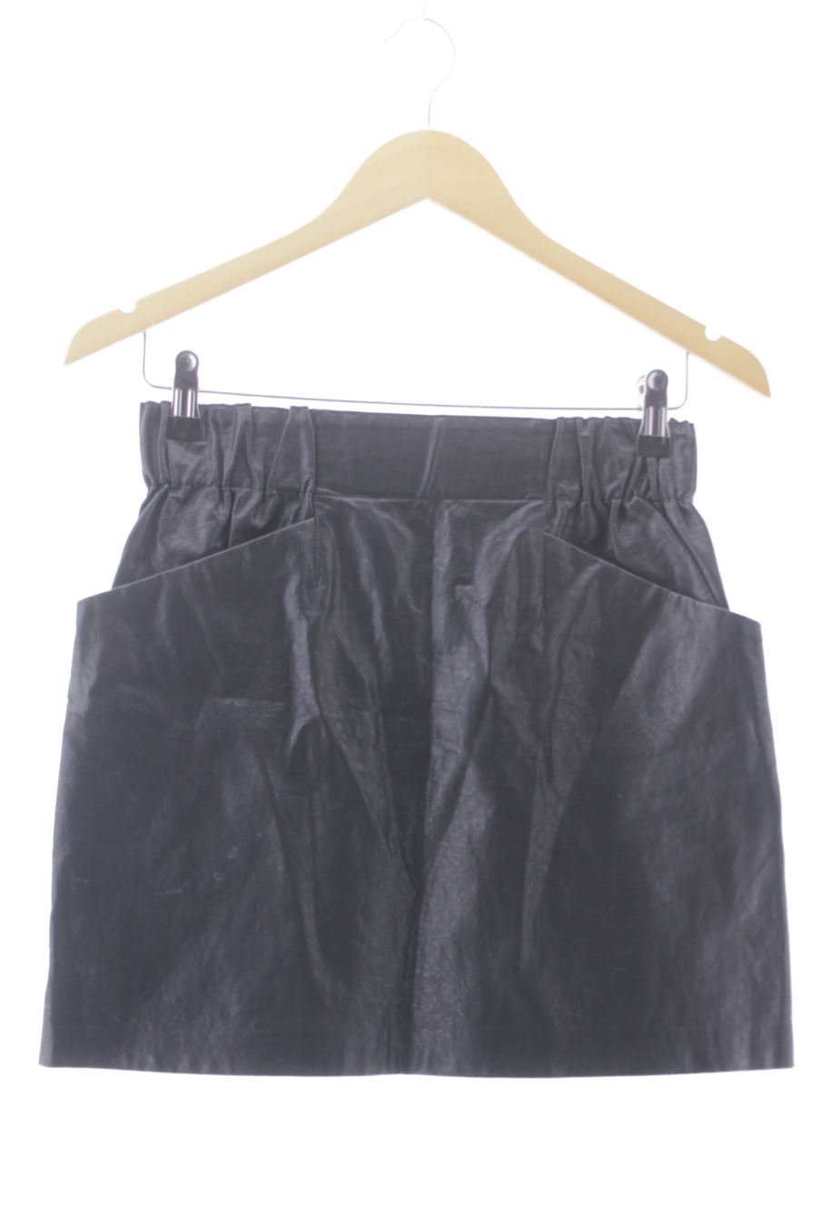 Jupe Zara de la taille S, de couleur noir de synthétique