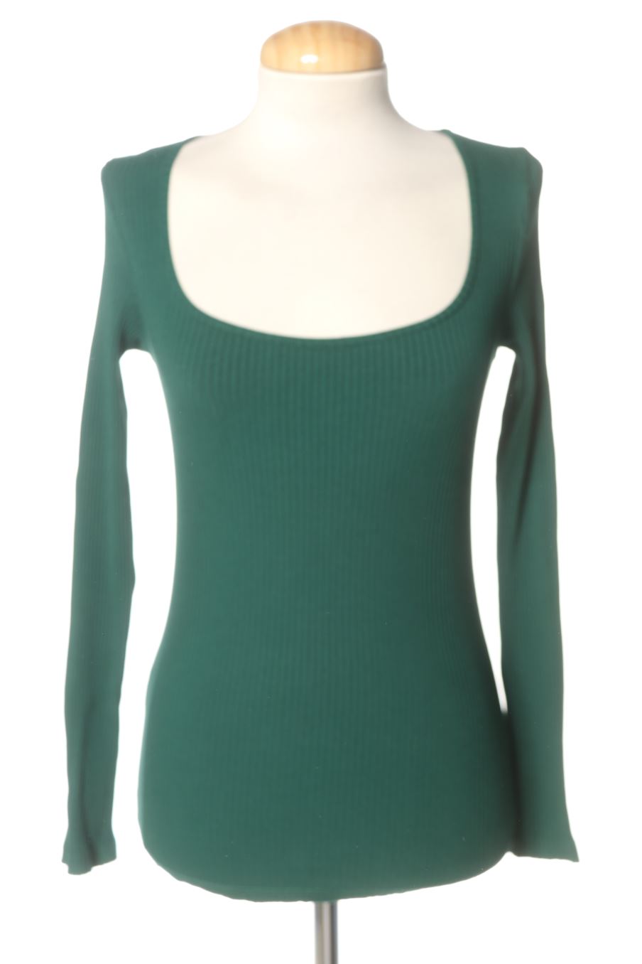 T-shirt à manches longues Mango de la taille XS, de couleur vert