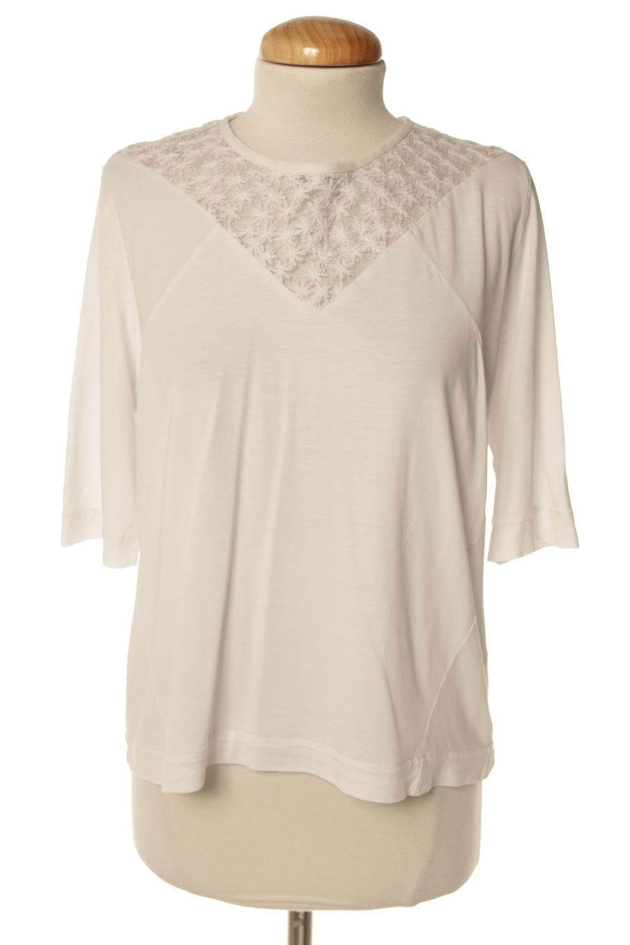 Blouse à manches courtes BIMBA Y LOLA de la taille M, de couleur blanc