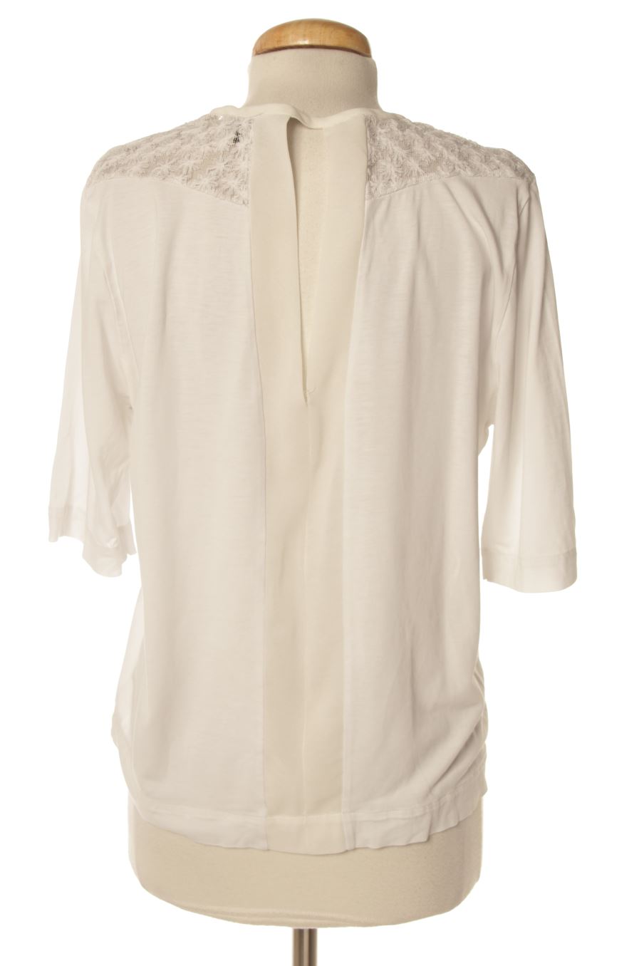 Blouse à manches courtes BIMBA Y LOLA de la taille M, de couleur blanc