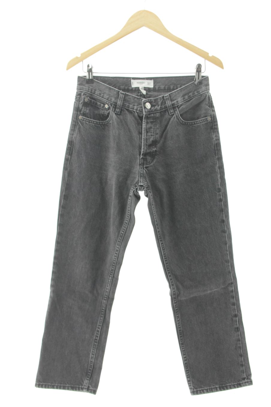 Jeans Mango de la taille 36, de couleur noir de denim