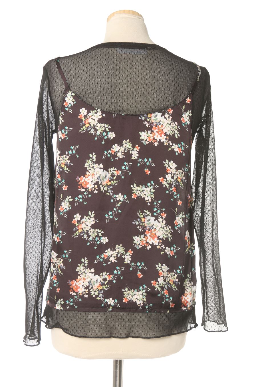 Blouse à manches longues Promod de la taille S, de couleur fleurs