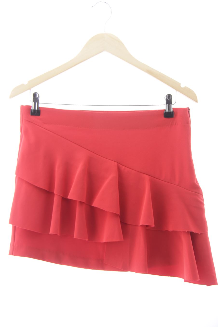 Falda de Pull & Bear de la talla M, de color rojo