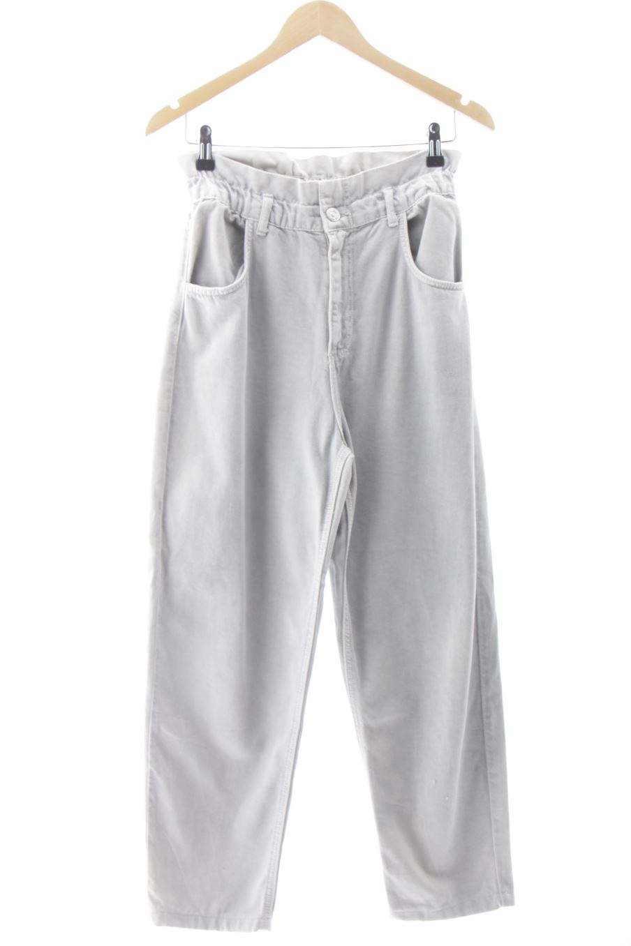 Vaquero de Zara de la talla XS, de color gris de ropa vaquera