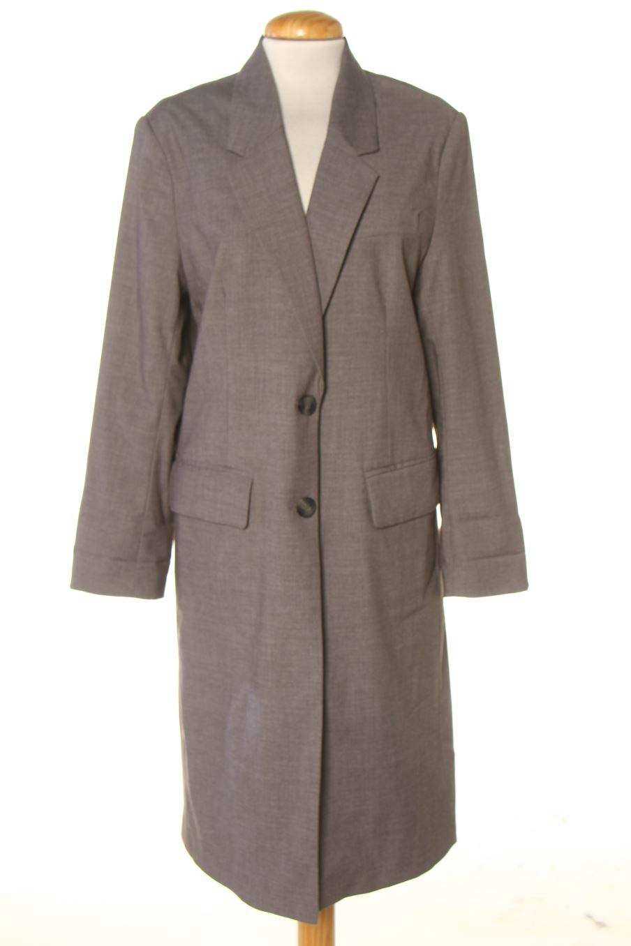 Manteau H&M de la taille XS, de couleur gris