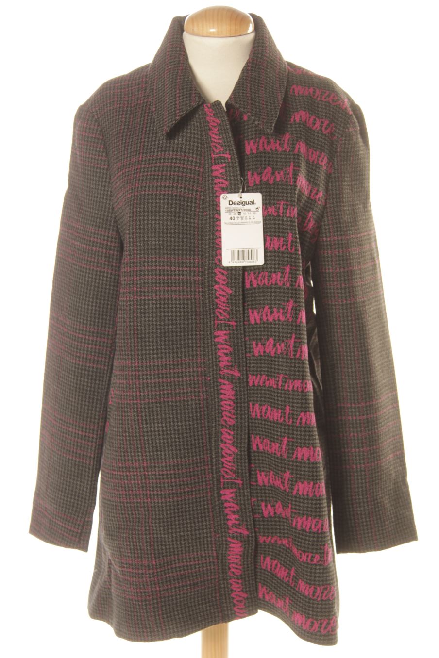 Manteau Desigual de la taille 40, de couleur imprimés