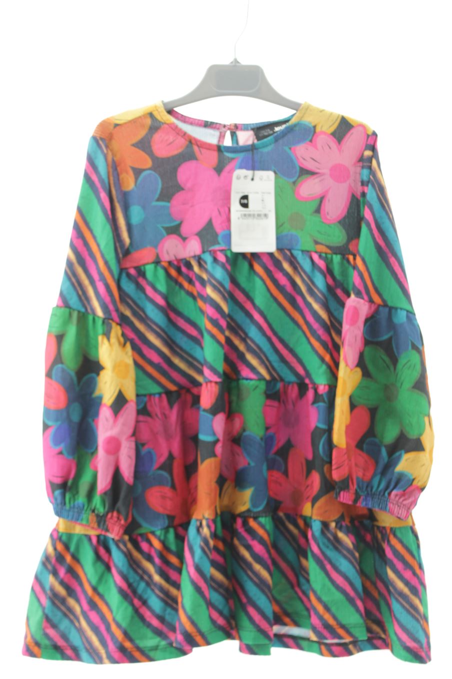 Mit Etikett Desigual Aufwändiges Kleid Größe 122