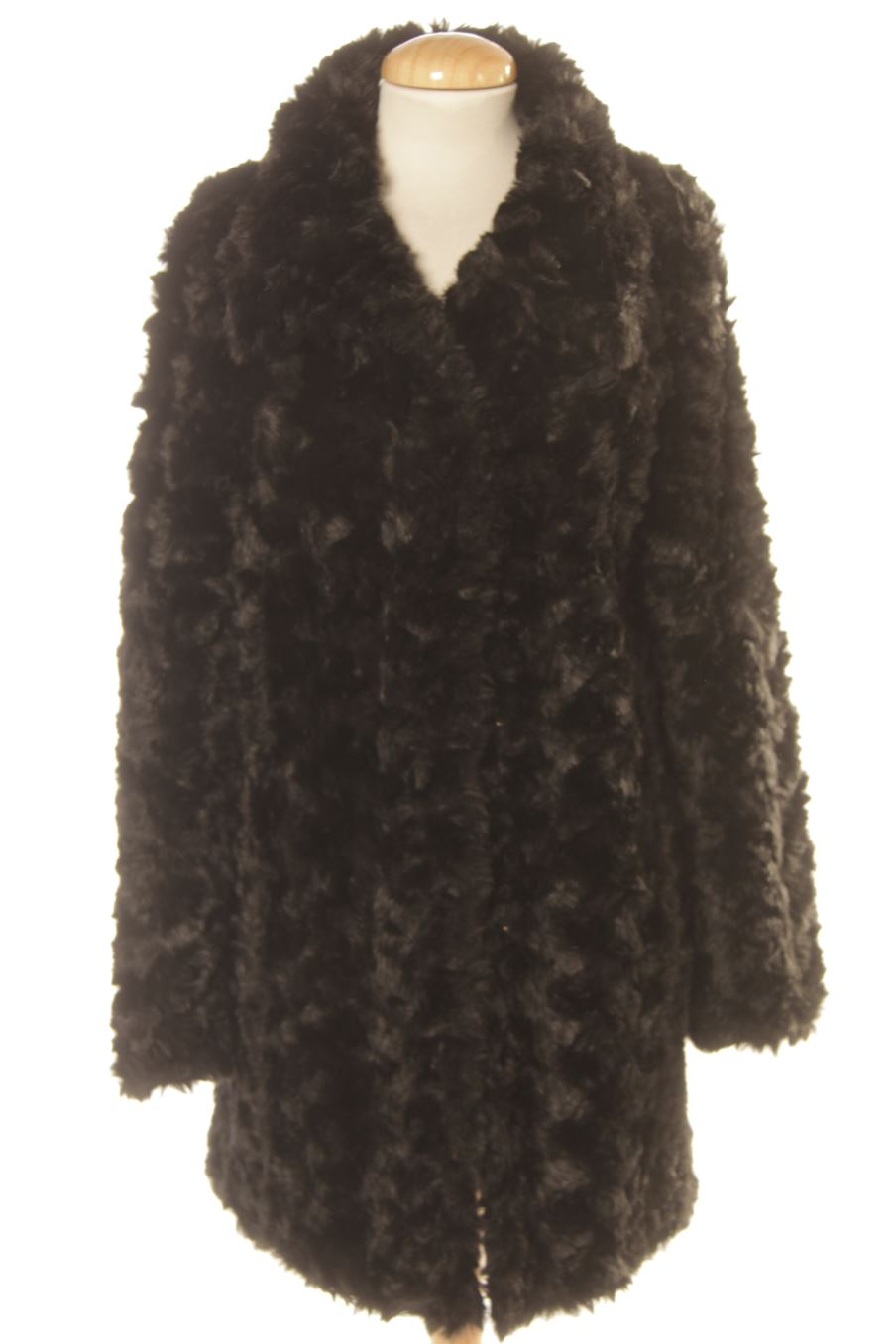 Manteau Unreal Fur de la taille M, de couleur noir de synthétique