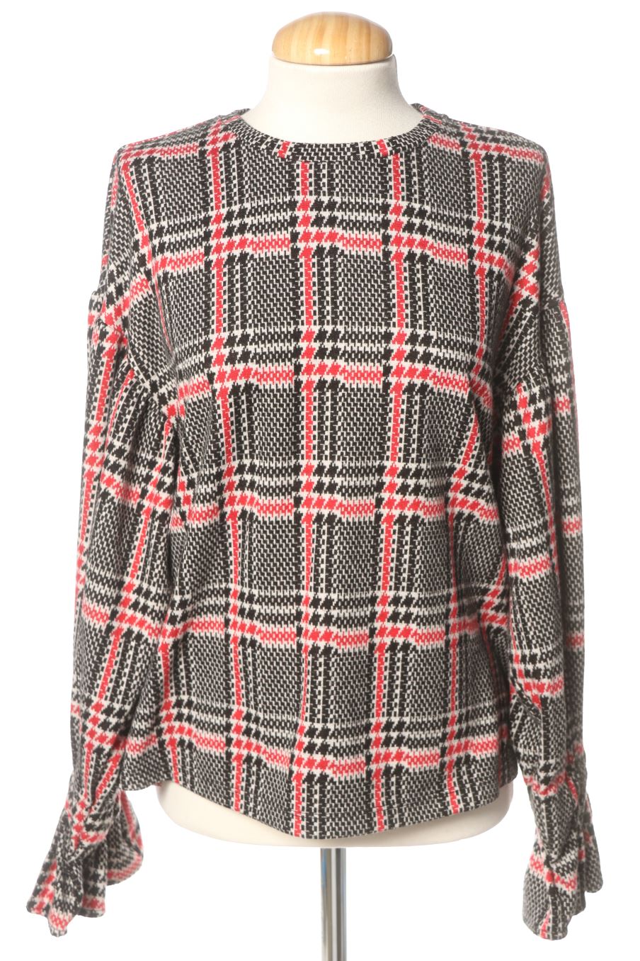 Blouse à manches longues Mango de la taille XS, de couleur carreaux