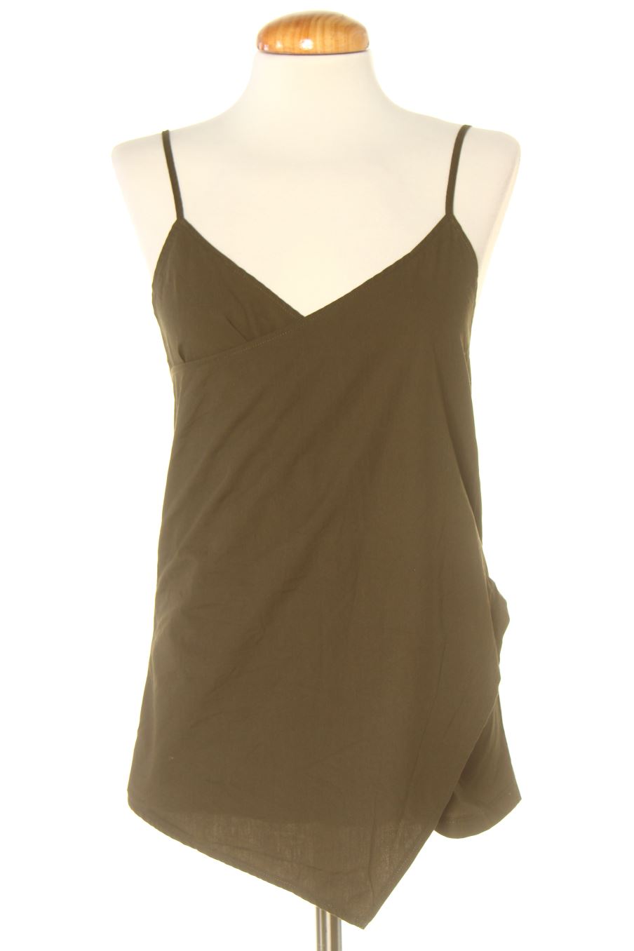 Top de Zara de la talla S, de color verde